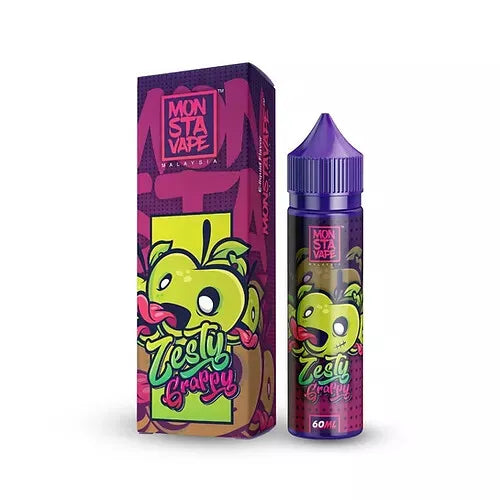Monsta Vape Malaysian E Liquid Vape Juice Bottle 50-0mg 70/30 VGPG TPD