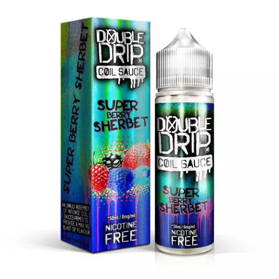 Double Drip Full Range 50ml E Liquid 80/20 VGPG 0mg