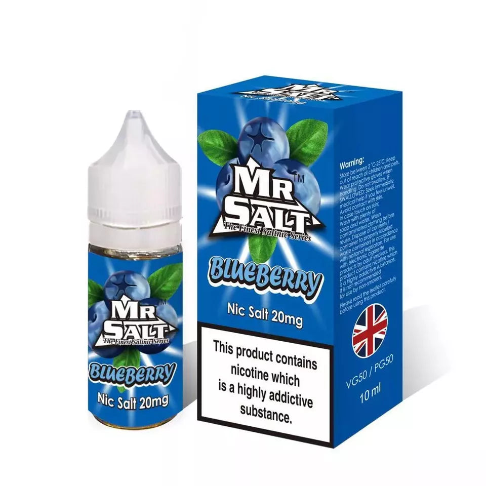 Mr Salt Nic Salt 10ml 10mg/20mg – Pack of 10 | New Flavours |