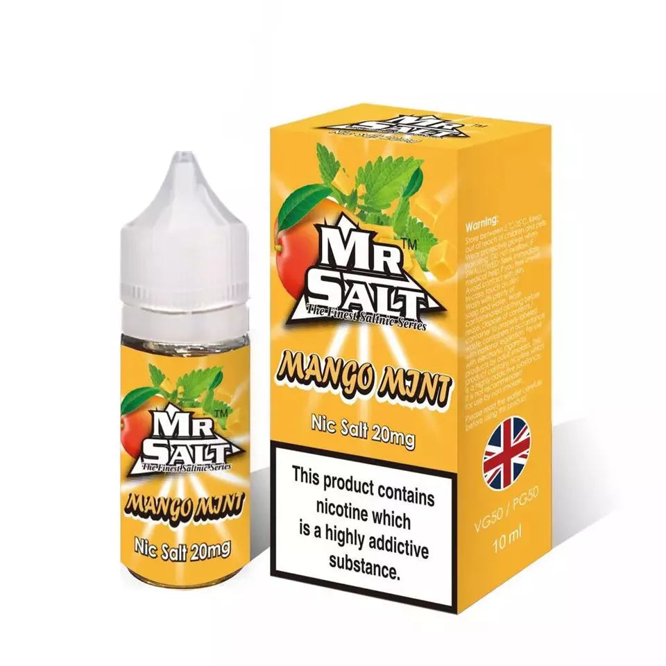 Mr Salt Nic Salt 10ml 10mg/20mg – Pack of 10 | New Flavours |