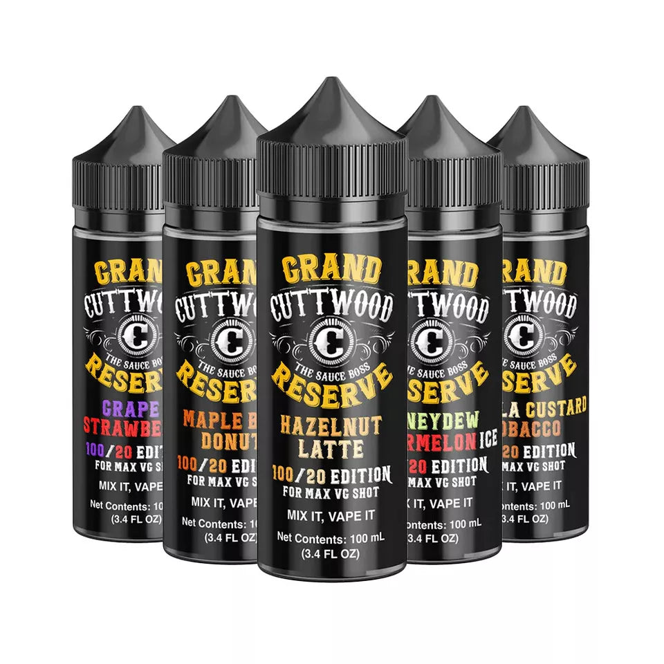 Cuttwood E Liquids 0mg GrandReserves/Lushice 100/70/30 VG/PG
