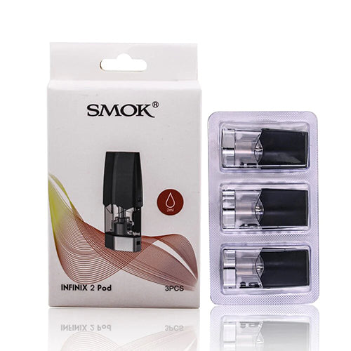 Smok Infinix 2 Refillable Replacement MTL Pod 1.4 OHM (pack of 3)