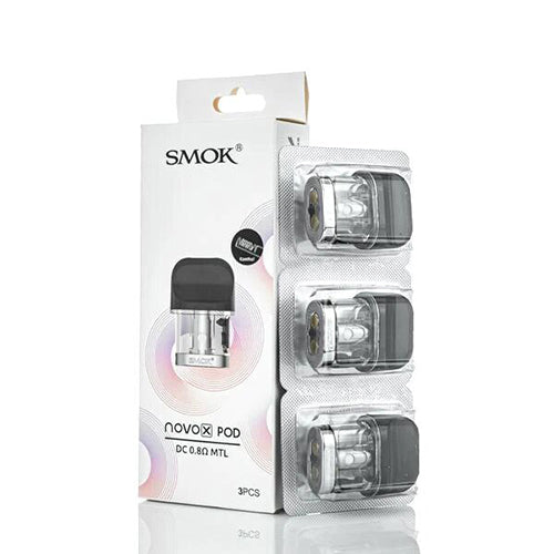 Smok Novo X DC Replacement Pod 0.8 OHM (pack of 3)