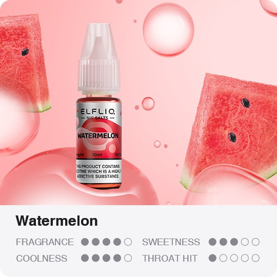 ELFLIQ 10ml Nic Salts E-Liquid (pack of 10)