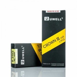 Uwell Crown 3 III Replacement Coil 0.5 OHM (pack of 4)