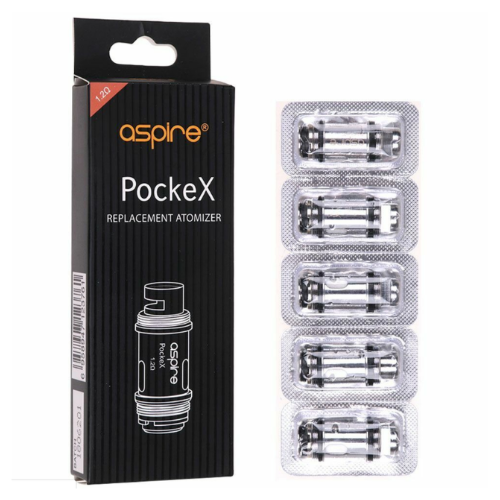 Aspire Pockex Replacement Coil 0.6/1.2 OHM (pack of 5)